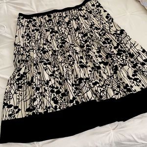 Black and white skirt